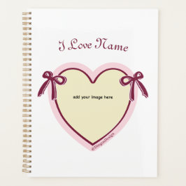 Dingus Bows & Heart Personalisiert Planer