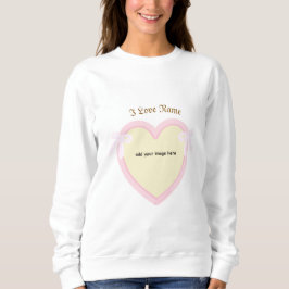 Dingus Bows & Heart Personalisiert Sweatshirt