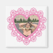 Dingus Heart and Lace Magnet (Vorne)