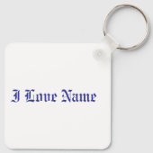 Dingus Heart Lace Frame Schlüsselanhänger (Rückseite)