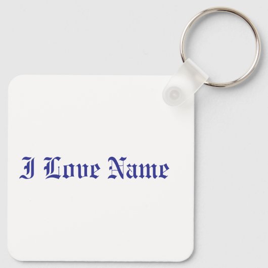 Dingus Heart Lace Frame Schlüsselanhänger (Rückseite)