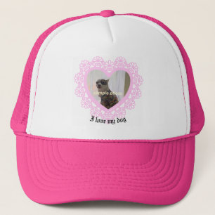 Dingus Heart Lace Frame T - Shirt Truckerkappe