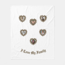 Dingus Heart Lace Rahmen Fleecedecke