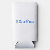 Dingus Heart Lace Rahmen Selters Dosenkühler (Rückseite)