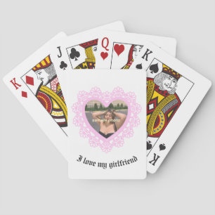 Dingus Heart Lace Rahmen Spielkarten