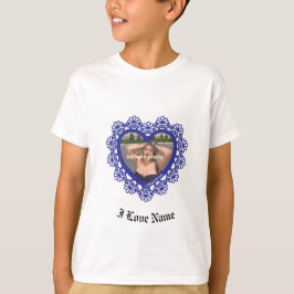 Dingus Heart Lace Rahmen T-Shirt
