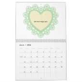 Dingus Herz und Spitzen farbenfroh Kalender (Mär 2026)