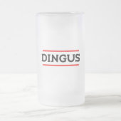 Dingus Mattglas Bierglas (Mittel)