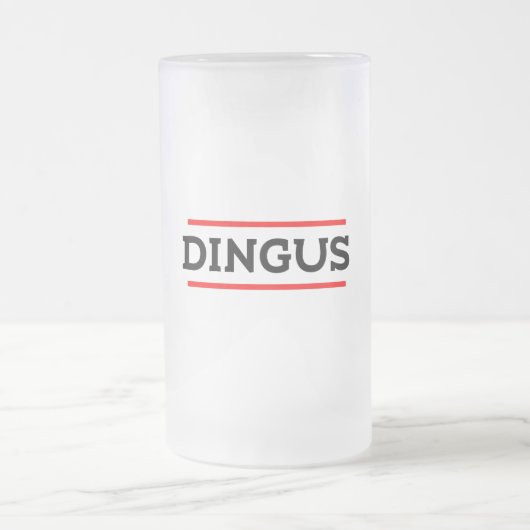 Dingus Mattglas Bierglas (Mittel)