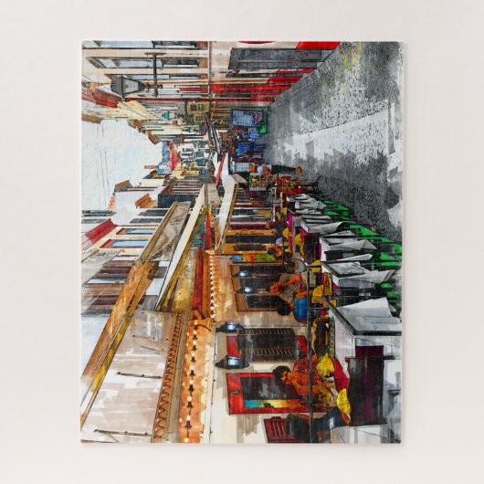 Dining in Madeira , Portugal Puzzle (Vertikal)