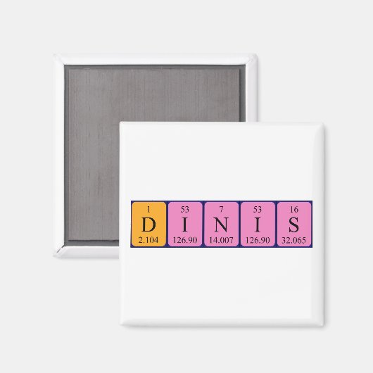 Dinis Periodenmagnet Magnet (Vorderseite/Rückseite)