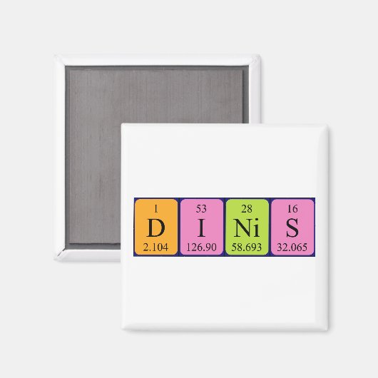 Dinis Periodenmagnet Magnet (Vorderseite/Rückseite)