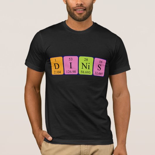 Dinis Periodenname Shirt (Vorderseite)