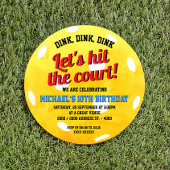 Dink Dink Pickleball Geburtstag Einladung