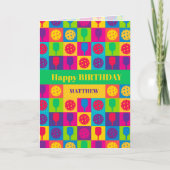 Dink, Drink & Feiern! Geburtstag Karte (Vorderseite)