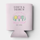 Dink Drink Pickleball Social Club Dosenkühler (Rückseite)