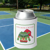 Dink Drink sei Ugly Pickleball Ugly Sweater Paddel Dosenkühler