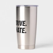 Dink Drive Dominate - Graphic Pickleball Statement Thermobecher (Links)