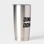 Dink Drive Dominate - Graphic Pickleball Statement Thermobecher (Rechts)