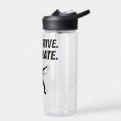 Dink Drive Dominate - Graphic Pickleball Statement Trinkflasche (Links)