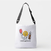 Dink & Drive (Pickleball & Golf) Tragetaschen Mit Langen Trägern (Vorderseite)