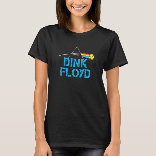 Dink Floyd Funny Pickleball T-Shirt (Vorderseite)