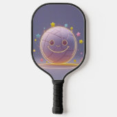 Dink Happens - Minimal Kawaii Pickleball Paddle Ba (Rückseite)