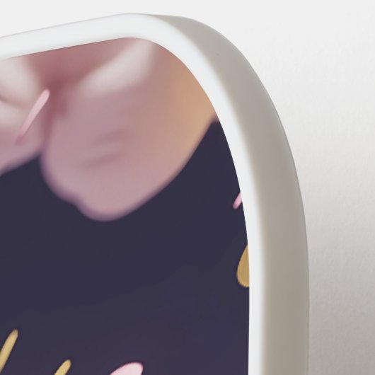 Dink Happens - Minimal Kawaii Pickleball Paddle Ba (Linke Seite)