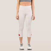 Dink It Pickleball Fan | Retro-Kennzeichen aus Flo Capri Leggings (Vorderseite)