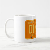 Dink It Pickleball Fanatic -Retro FL License Plate Kaffeetasse (Links)