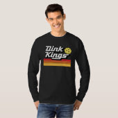 Dink Kings  Cute Pickleball Team 80s Pickle Ball R T-Shirt (Vorne ganz)