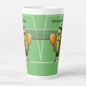 Dink oder Die Pickleball Milchtasse (Vorderseite)
