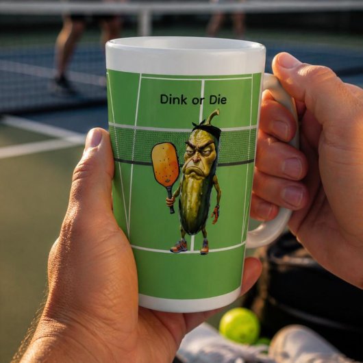 Dink oder Die Pickleball Milchtasse