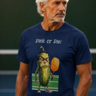 "Dink or Die" lustiges Pickleball-Shirt T-Shirt