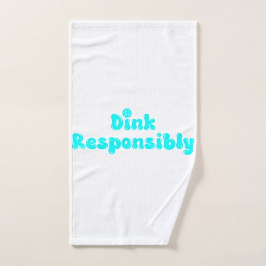 Dink Responsible - Funny Pickleball Gift Handtuch (Handtuch)