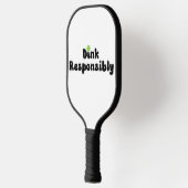 Dink Responsible - Funny Pickleball Gift Schläger (Links)