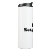 Dink Responsible - Funny Pickleball Gift Thermosbecher (Nach links gedreht)