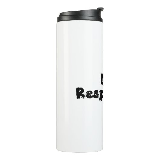 Dink Responsible - Funny Pickleball Gift Thermosbecher (Nach links gedreht)