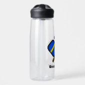 Dink Responsible Pickleball Spaß Puff Trinkflasche (Vorne)
