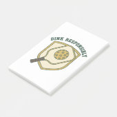  Dink Responsibly Post-it Klebezettel (angewinkelt)