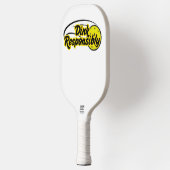 Dink verantwortlich Funny Pickleball Pickleball Schläger (Links)