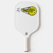 Dink verantwortlich Funny Pickleball Pickleball Schläger (Rückseite)