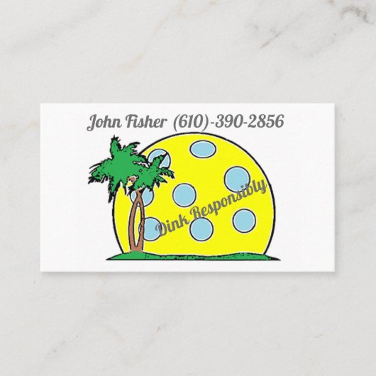 Dink verantwortlich Visitenkarten Visitenkarte (Vorderseite)