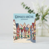 Dinkelsbühl Deutschland Postkarte (Stehend Vorderseite)
