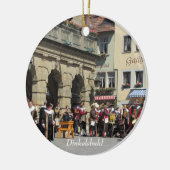 Dinkelsbuhl Historische Stadt Franconia Keramik Ornament (Links)