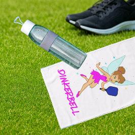 Dinkerbell - Funny Pickleball Sporttuch für sie Handtuch