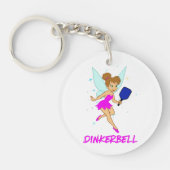 Dinkerbell Pickleball - Funny Pickleball für sie Schlüsselanhänger (Vorderseite)
