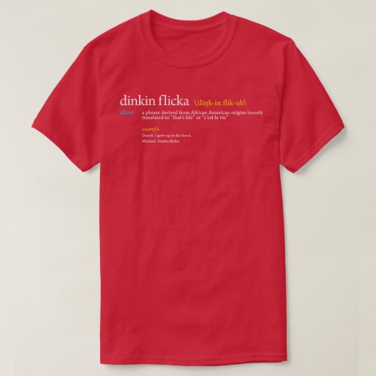 Dinkin Flicka T-Shirt (Design vorne)