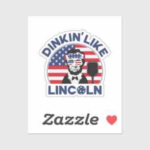 Dinkin Like Lincoln Aufkleber
