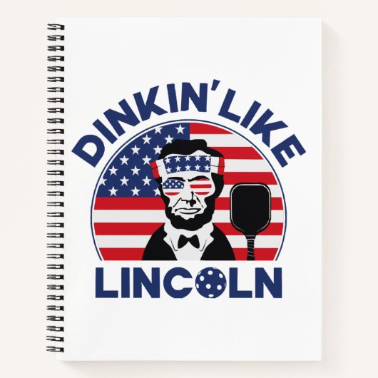 Dinkin Like Lincoln Notizblock (Vorderseite)